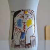 Ceramic vase after picasso " head leaning on the hands " 1962