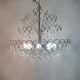 Vintage Italian Crystal Chandelier 8 Lights