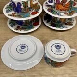 Set of 5 small coffe cups Villeroy & Boch Acapulco