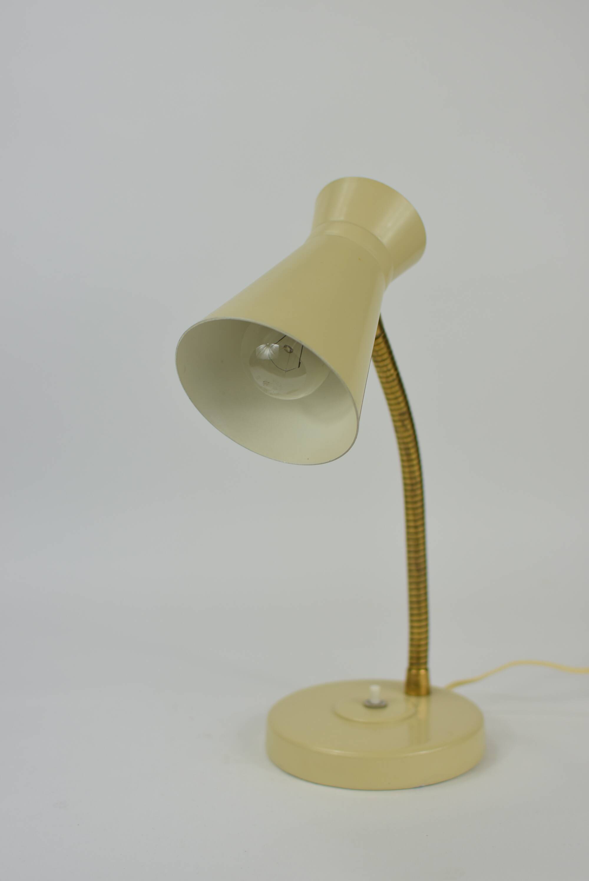 Vintage metal bedside lamp