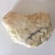 Ashtray in white marble rough stone