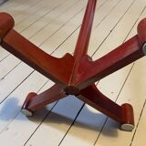 Porte manteau rouge vintage années 80