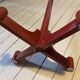 Vintage 80s red coat rack