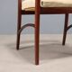Fauteuil vintage en hêtre courbé, tissu et mousse, design, Italie, années 1960