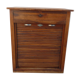 Roll-top Art Deco checkout counter with drawer