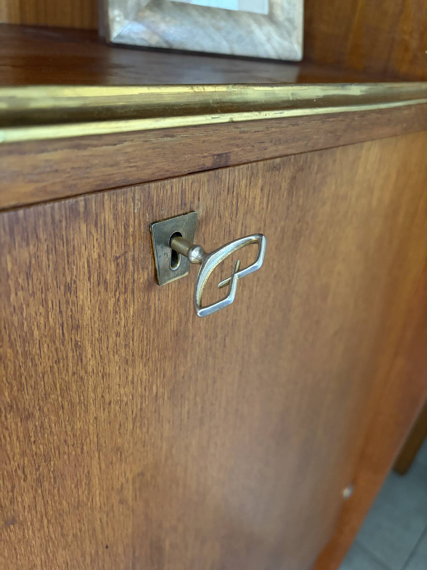 Vintage Scandinavian library secretary