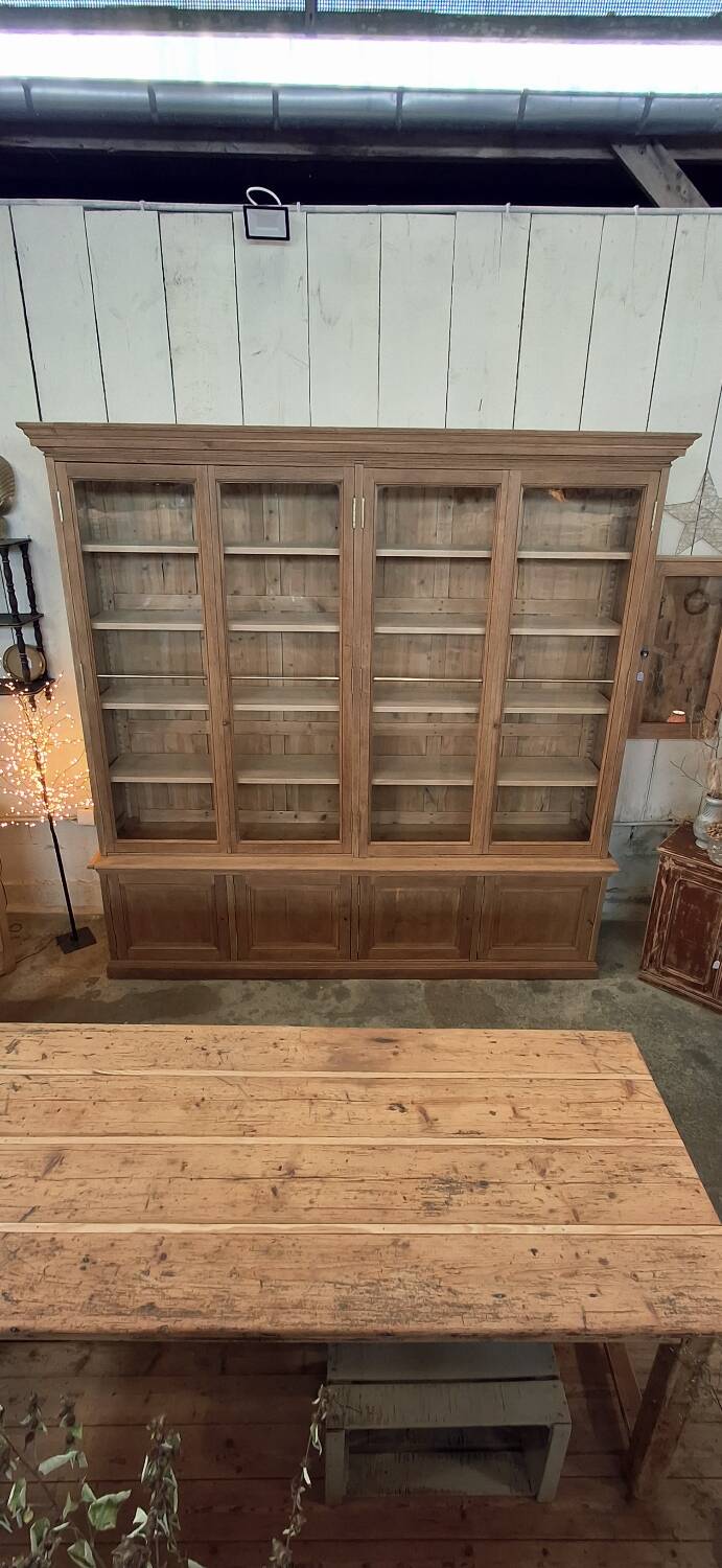 Grande vitrine ancienne de musée