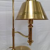Lampe laiton et métal doré Helmer Andersson, Suède