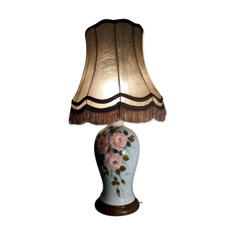 large handmade paint lamp,h84x46cm abatjour artdeco