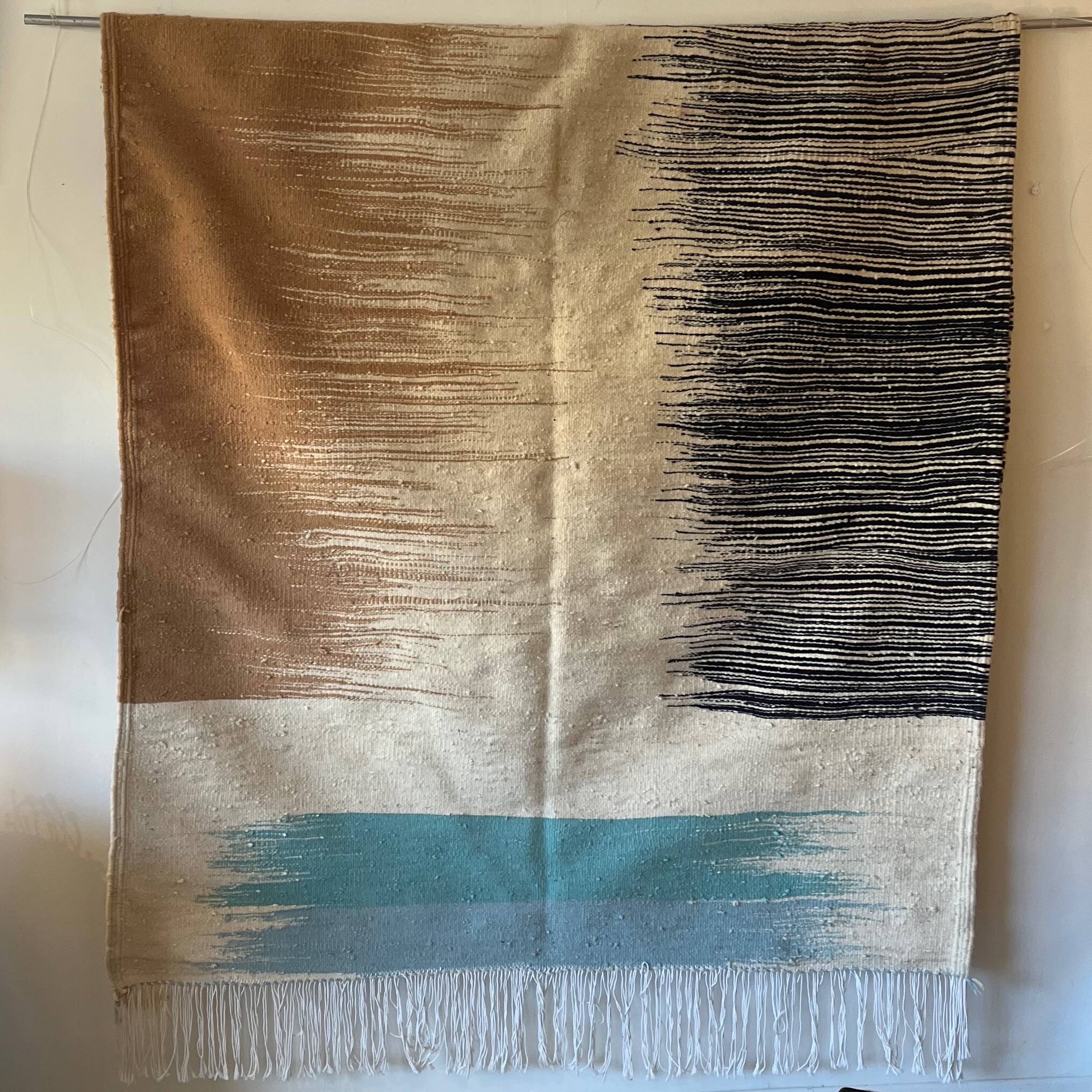 Moroccan kilim wool rug