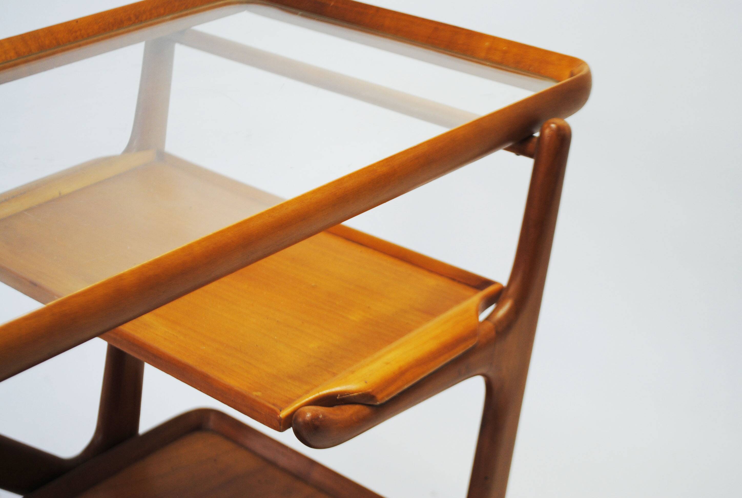 Cedar serving trolley, Italy 1950
