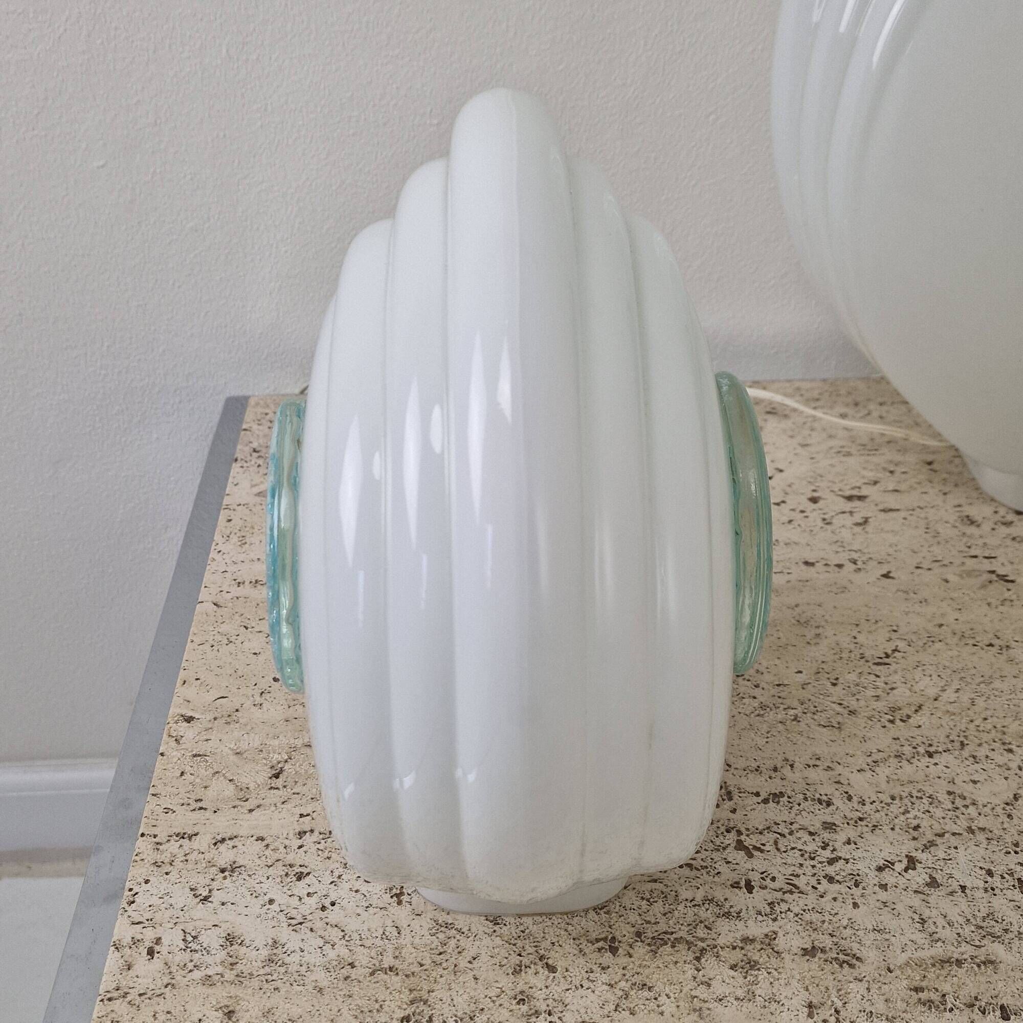 Rare 1970s Murano Glass Table Lamps by Ferro & Lazzarini - Set of 3