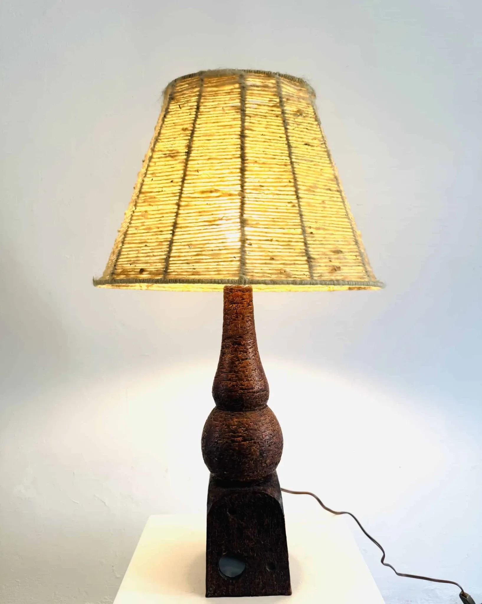 Stoneware Table Lamp By Pieter Groeneveldt, The Netherlands, Circa 1950S