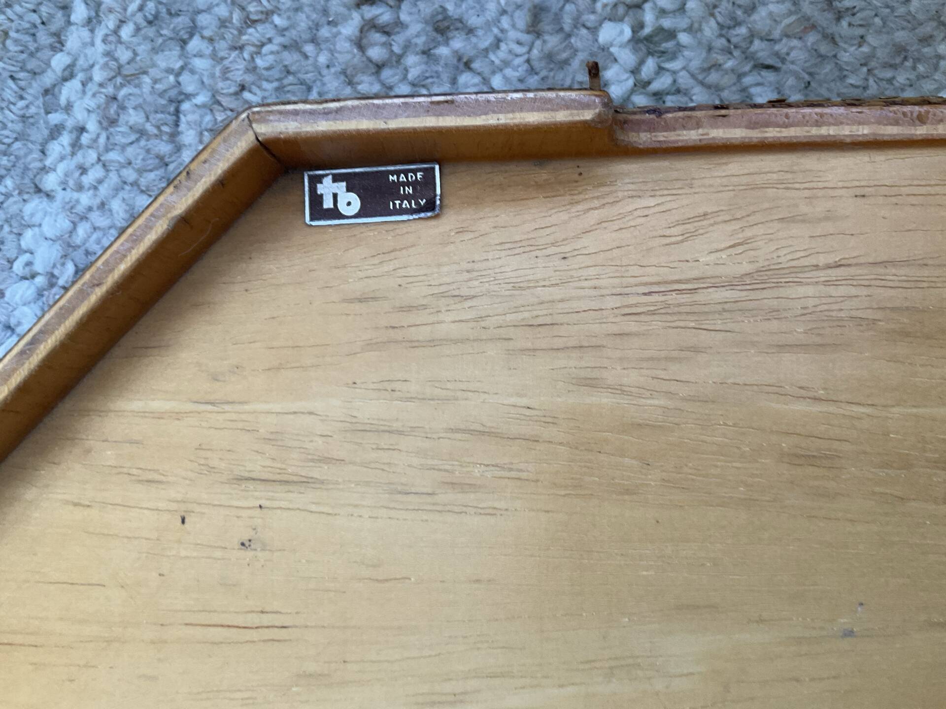 Large Italian serving platter by Tommaso Barbi from the 1970s.