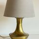 Lampe en laiton vintage