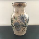 XL vase with floral decoration