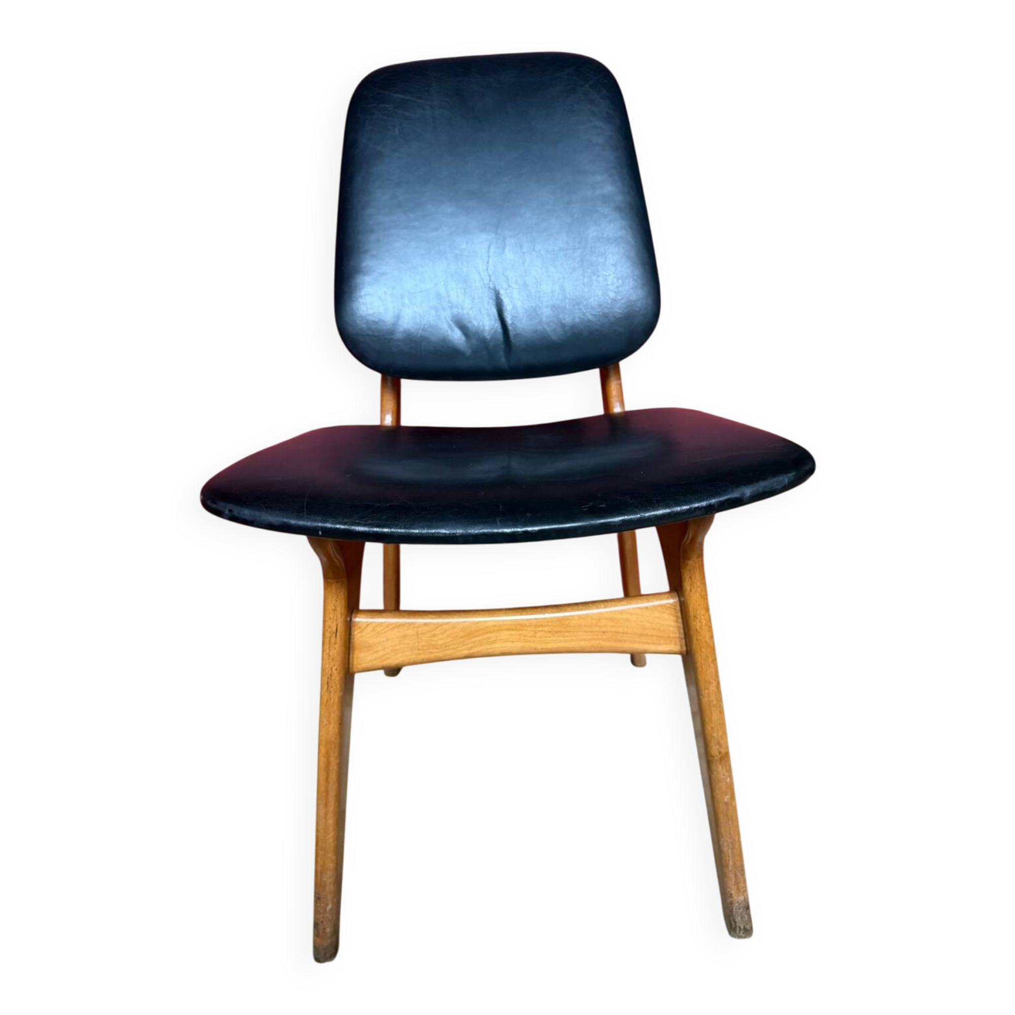 4 Art Deco chairs attributed to Selmersheim Paris, circa 1930.