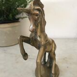 Vintage unicorn figure in brass