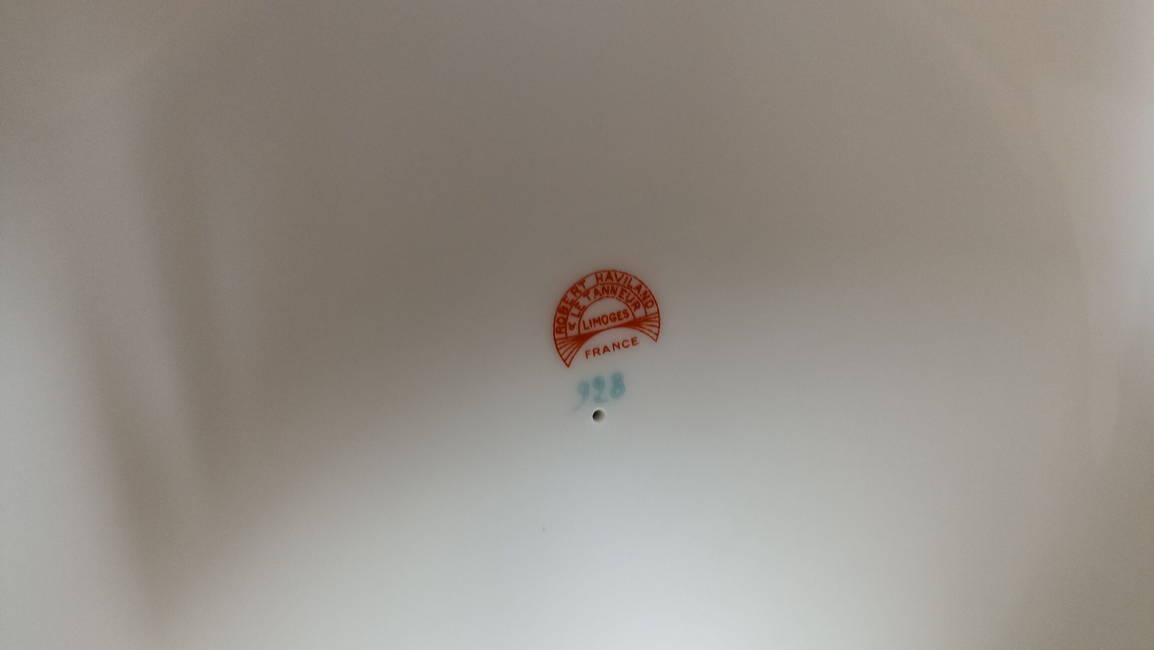 Salad bowl and vegetable Robert Haviland & Le Tanneur