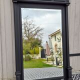 Beveled trumeau mirror