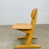 Chaise enfant Casala années 60, bois, vintage