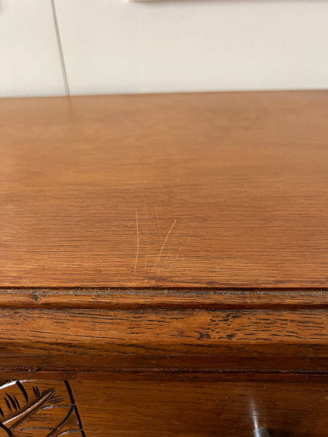 Art Deco style wooden chest of drawers