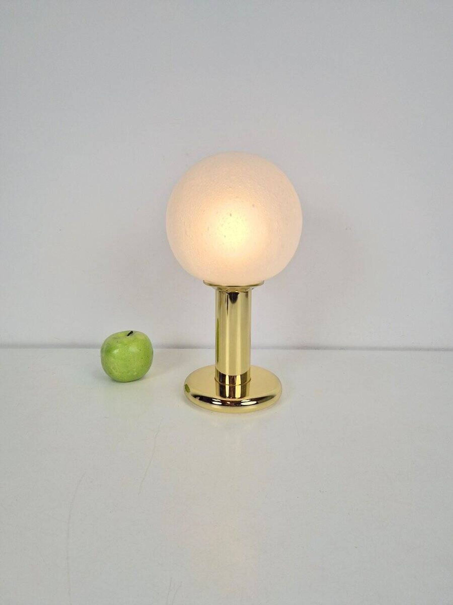 Vintage Sphere Table Lamp in Brass by Targetti Sankey, Italy, 1960s