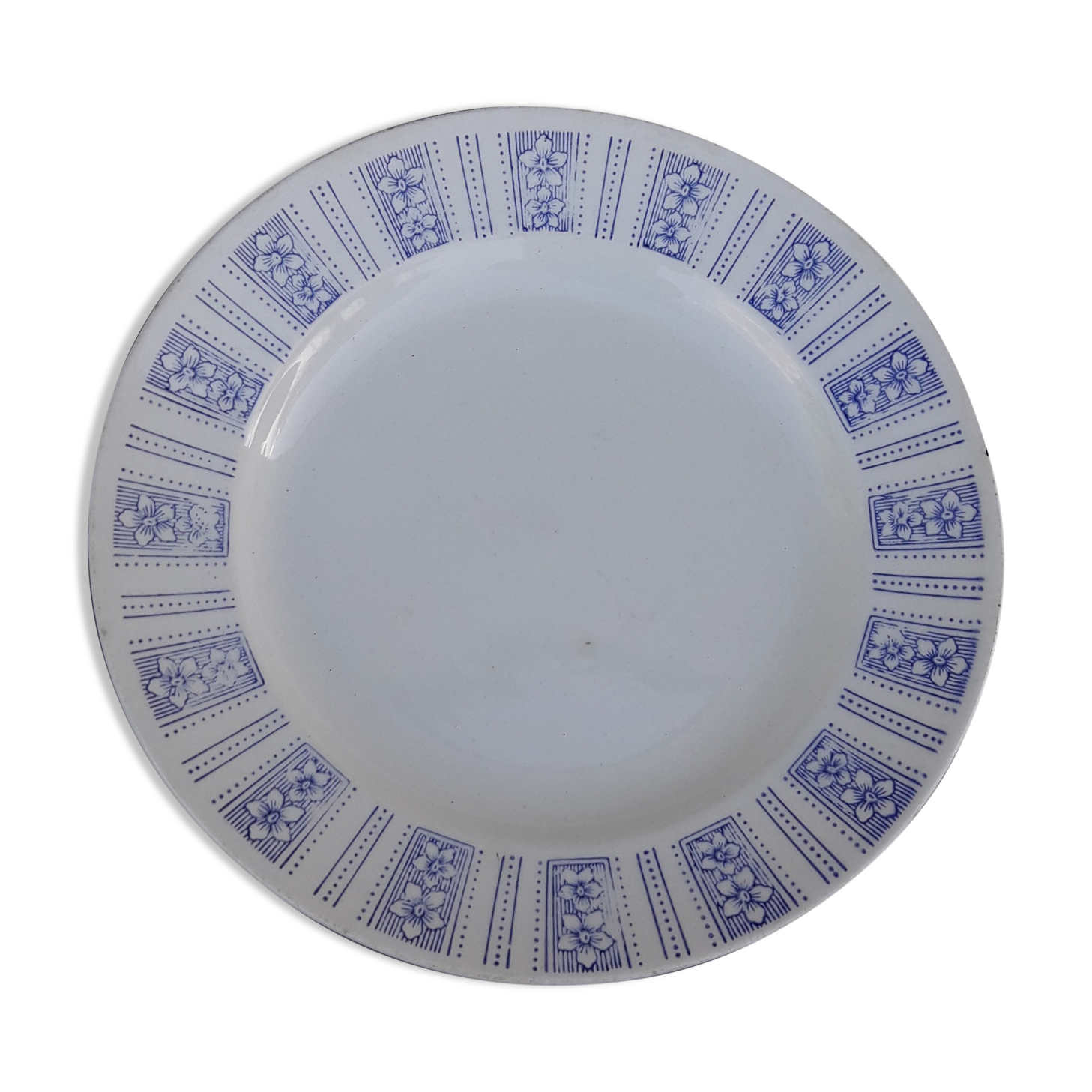 Gien model Nogent diam flat plate 23.5 cm