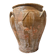 Ancient terracotta pottery jar