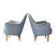 Pair of Vintage Samsas Armchairs by Carl Malmsten