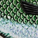 Majolica fish plate