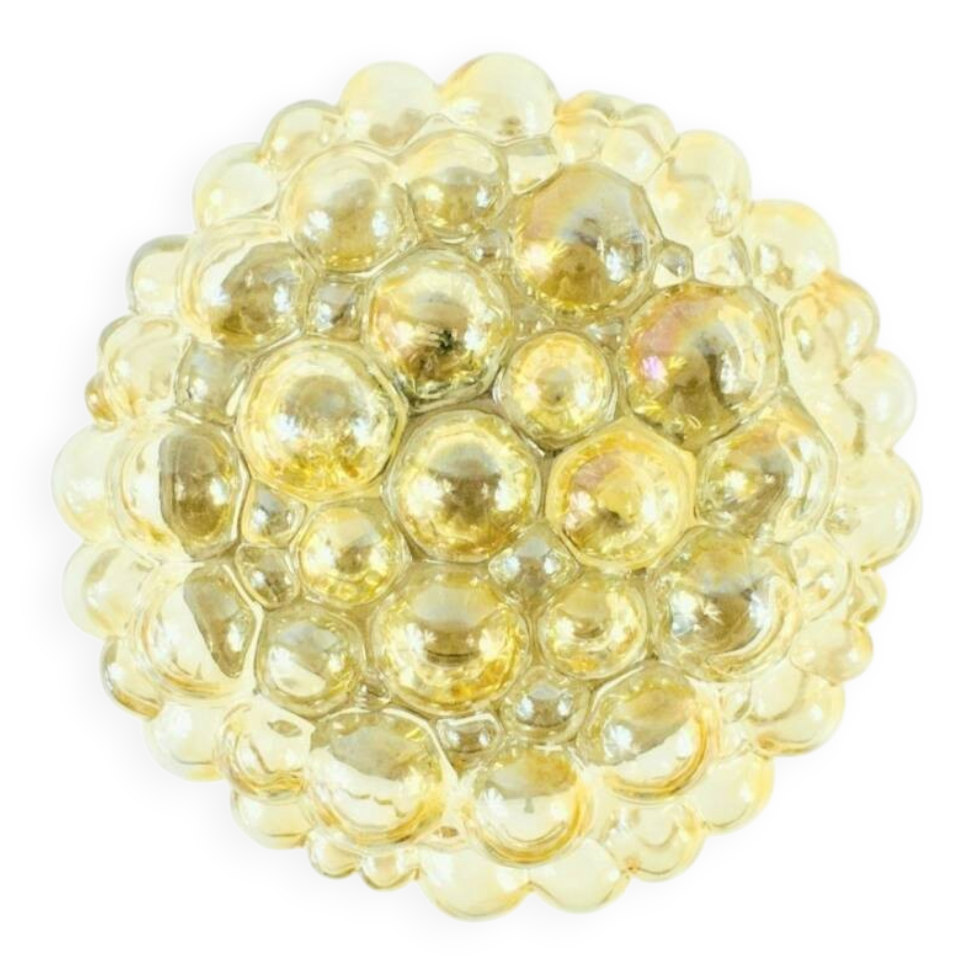 Large Mid-Century Modern Bubble Glass Ceiling Light by Helena Tynell, 1960s