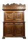 Montbéliard buffet with 4 Renaissance-style shutters in solid oak circa 1850