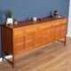 Retro Teak 1960s Nathan Squares Mid Century Sideboard