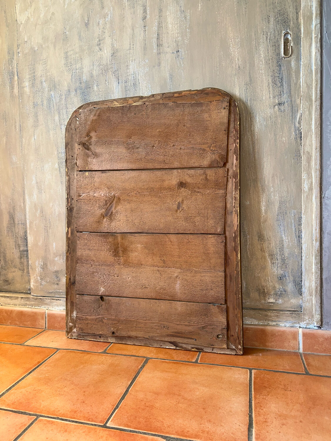 Antique Louis-Philippe gilded mirror from the 19th century