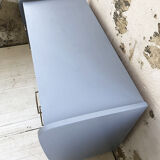 Commode vintage bleue