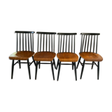 4 chairs Ilmari Tapiovaara model Fanett Vintage