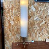 Vintage lamp in plexiglass and brass from the 1960s.