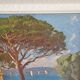 Oil on Panel - Marine Landscape of the Provençal Riviera signed D