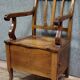 Louis Philippe period walnut chest armchair circa 1830