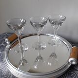 Old bistro glasses