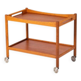 Mid-Century Modern Danish Bar Cart by Hans J. Wegner for Andreas Tuck, 1950s