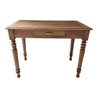 Bureau / Console / Table d'appoint de ferme en chêne
