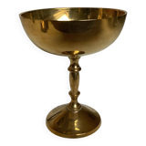 Brass bowl, ring holder, chalice.