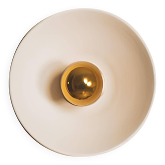 PITCHOUN - White terracotta - Wall light