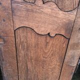 Pair of solid oak cabinet doors