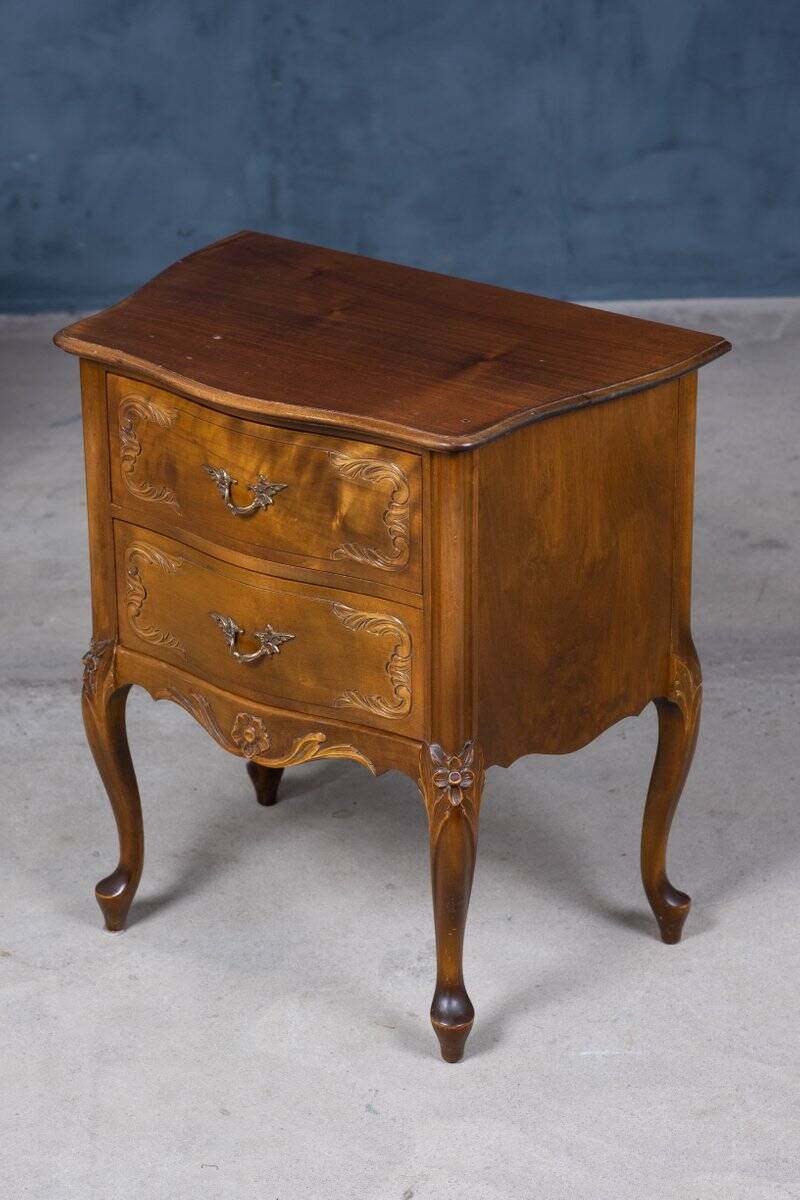 Louis XV Style Bedside Tables, France, 20th Century, Set of 2