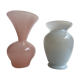 Paire de vases en opaline