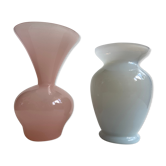 Paire de vases en opaline