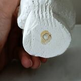 Plaster head of a man